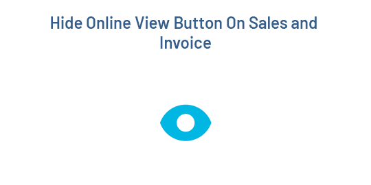 Hide Online View Button in Sales & Invoice Emails Odoo