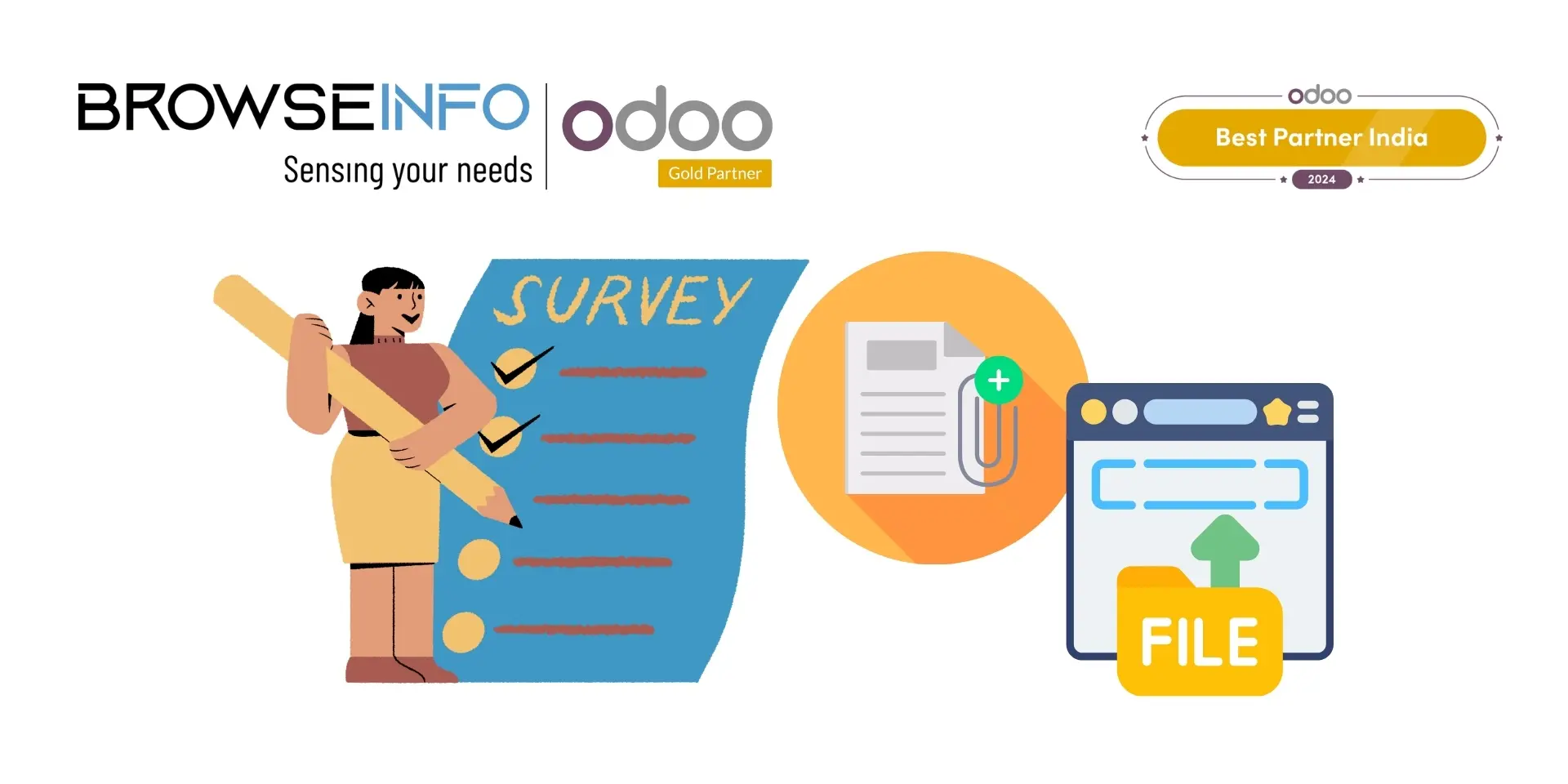 Survey File Upload Odoo | Multi Attachment Survey Module | Browseinfo
