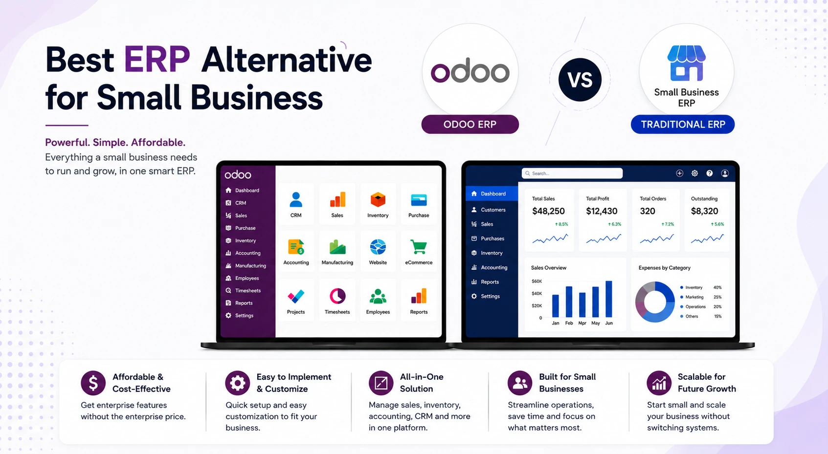 Best ERP Alternative for Small Business | Why Odoo is the Smart Choice