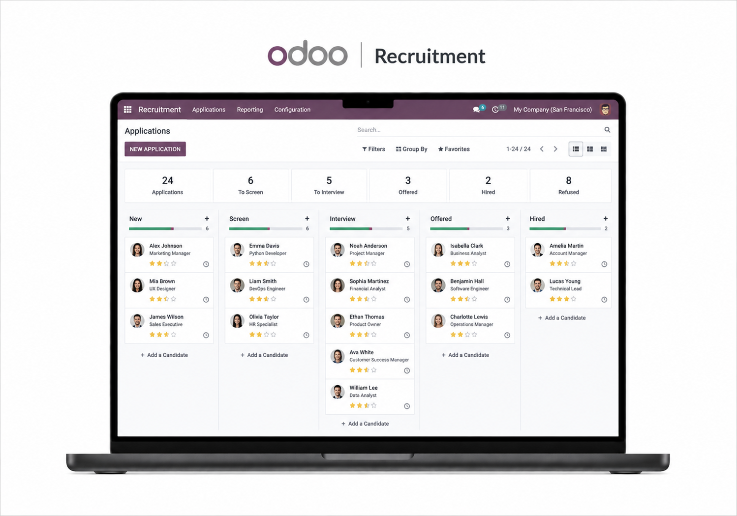Odoo Recruitment Module | Hiring & Applicant Tracking System | Browsei